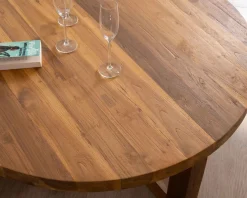 Outlet Table basse ronde 110 cm en teck 