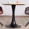 Hot Table carrée esprit bistrot en manguier naturel "Piccadilly" 70 cm Table À Manger Carrée