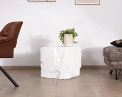 Online Table d'appoint design cube en oxyde de magnésium 