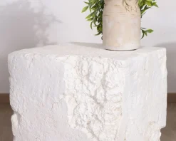 Online Table d'appoint design cube en oxyde de magnésium 