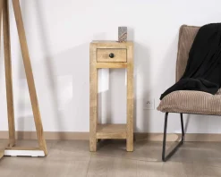 Clearance Table de chevet haute ou sellette avec 1 tiroir