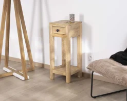 Clearance Table de chevet haute ou sellette avec 1 tiroir