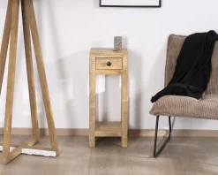 Clearance Table de chevet haute ou sellette avec 1 tiroir