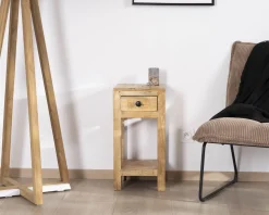 Sale Table de chevet structure ouverte et 1 tiroir 