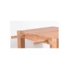 Discount Table de repas carrée en chêne massif huilé "Lodge Casita" 140x140 cm Table À Manger Carrée
