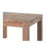 Outlet Table de repas carrée en chêne massif huilé "Lodge Casita" 120x120 cm Table À Manger Carrée