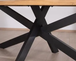 Online Table de repas 200 cm plateau en manguier bords naturels 