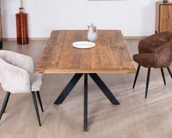 Discount Table de repas contemporaine en bois 200 cm 