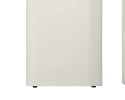 Outlet Table de repas contemporaine ronde 120 cm coloris crème 
