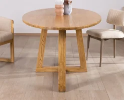 Hot Table de repas elliptique 220 cm en bois 