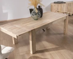 Hot Table de repas extensible 160 à 250 cm en manguier 