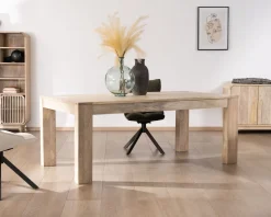 Sale Table de repas extensible 200 à 290 cm en manguier 