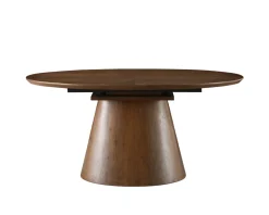 Online Table de repas extensible 160–200 cm teinte noyer 