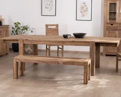 Outlet Table de repas extensible en palissandre 