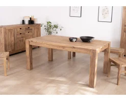 Outlet Table de repas extensible en palissandre 