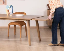 Online Table de repas extensible esprit rétro 180 cm en manguier massif naturel 