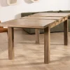 New Table de repas rectangulaire extensible en manguier 160-200cm "Baz" Table À Manger Rectangulaire