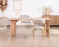 New Table de repas rectangulaire 180 cm design scandinave 