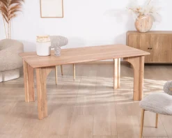 New Table de repas rectangulaire 180 cm design scandinave 