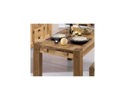 Clearance Table de repas rectangulaire en chêne massif 180cm 
