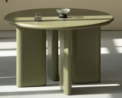 Hot Table de repas ronde coloris vert sauge 