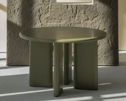 Hot Table de repas ronde coloris vert sauge 