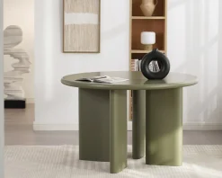 Hot Table de repas ronde coloris vert sauge 