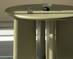 Hot Table de repas ronde coloris vert sauge 
