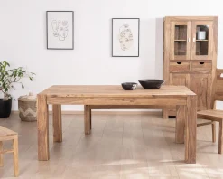 Outlet Table de salle à manger extensible en palissandre 