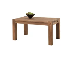 Clearance Table de salle à manger "Lodge Casita" 150cm en chêne massif huilé Table À Manger Rectangulaire