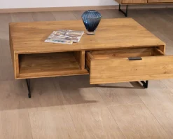 Sale Table de salon avec rangements 