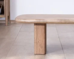 Outlet Table de salon rectangle en manguier design épuré 