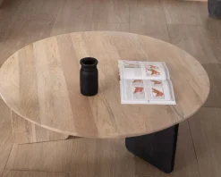 Online Table de salon ronde style épuré 