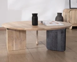 Online Table de salon ronde style épuré 