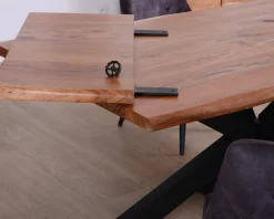 Clearance Table en acacia avec extensions 180-260cm 
