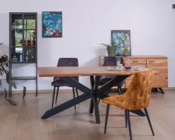 Clearance Table en acacia avec extensions 180-260cm 