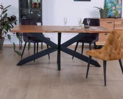 Clearance Table en acacia avec extensions 180-260cm 