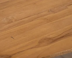 Hot Table à manger XXL 280 cm en teck recyclé et pieds mikado