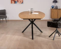 Hot Table à manger XXL 280 cm en teck recyclé et pieds mikado
