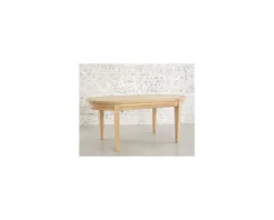 Best Table ovale en chêne massif avec allonges "Artisan" Table À Manger Ronde Ou Ovale