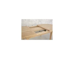 Best Table ovale en chêne massif avec allonges "Artisan" Table À Manger Ronde Ou Ovale