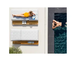 Online Tablette d'agrément en teck pour bain de soleil "Lombok" Bain De Soleil