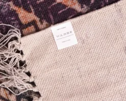 Sale Tapis esprit aztèque motif imprimés en coton 