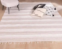 Hot Tapis rayé coloris doux 120x180cm "Kavon" Décoration