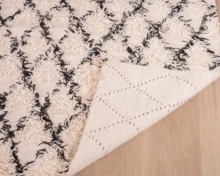 Clearance Tapis tissé en laine et coton 120x180cm "Kavon" Décoration