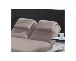 Discount Têtière en tissu taupe pour bain de soleil 