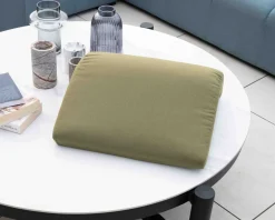 Outlet Têtière en tissu vert pour bain de soleil