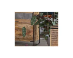 Sale Vaisselier en bois de manguier et métal style industriel