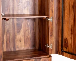 Hot Vaisselier en palissandre 3 portes et tiroirs 