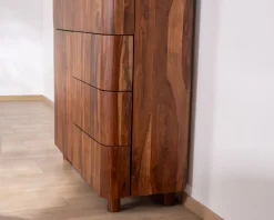 Hot Vaisselier en palissandre 3 portes et tiroirs 